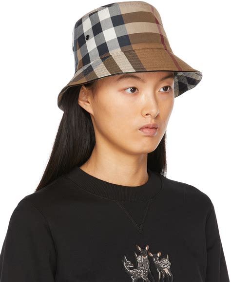 burberry canvas bucket hat|burberry reversible bucket hat.